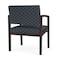 Lesro Lenox Wood Wide Guest Chair Wood Frame, Mocha, RS Night Sky Upholstery LW1201 - alternate 2